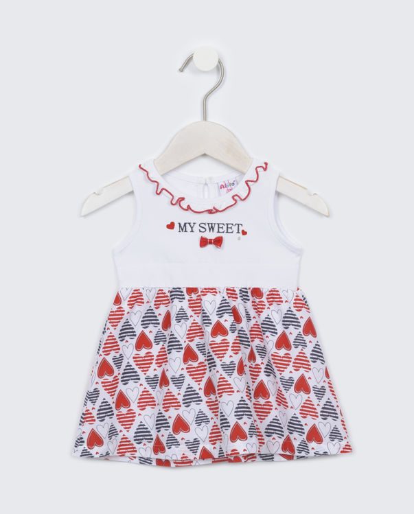 Picture of C1955 GIRLS (MY SWEET) DRESS WITH HEARTS